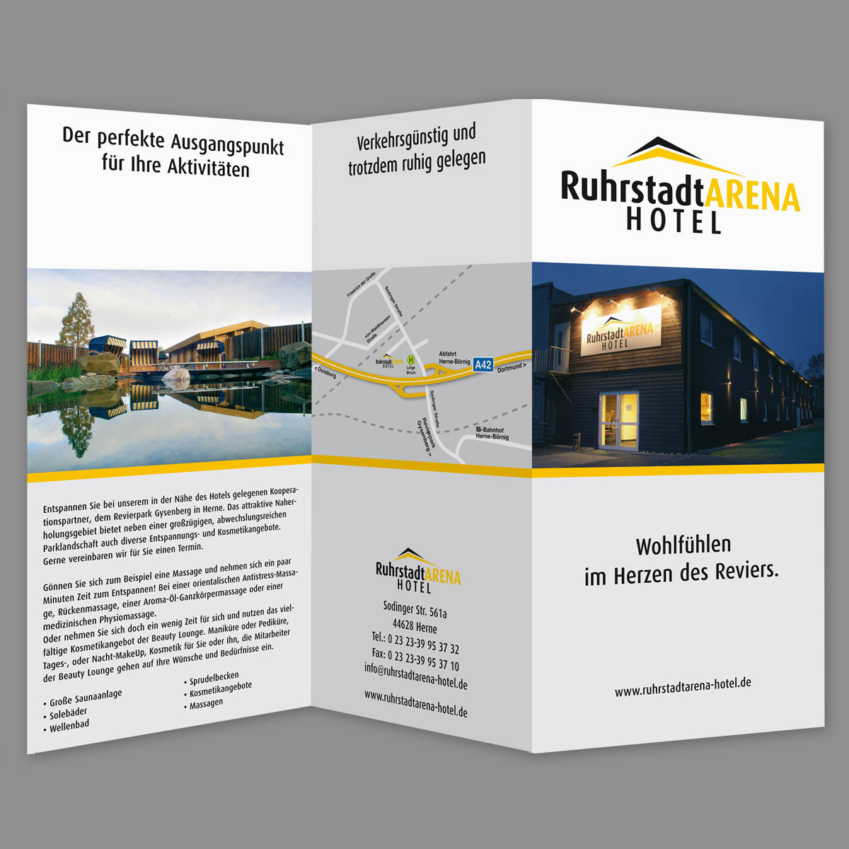 Grafikdesign RuhrstadtARENA Hotel