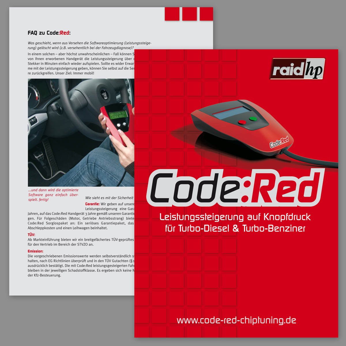 Grafikdesign Code:Red