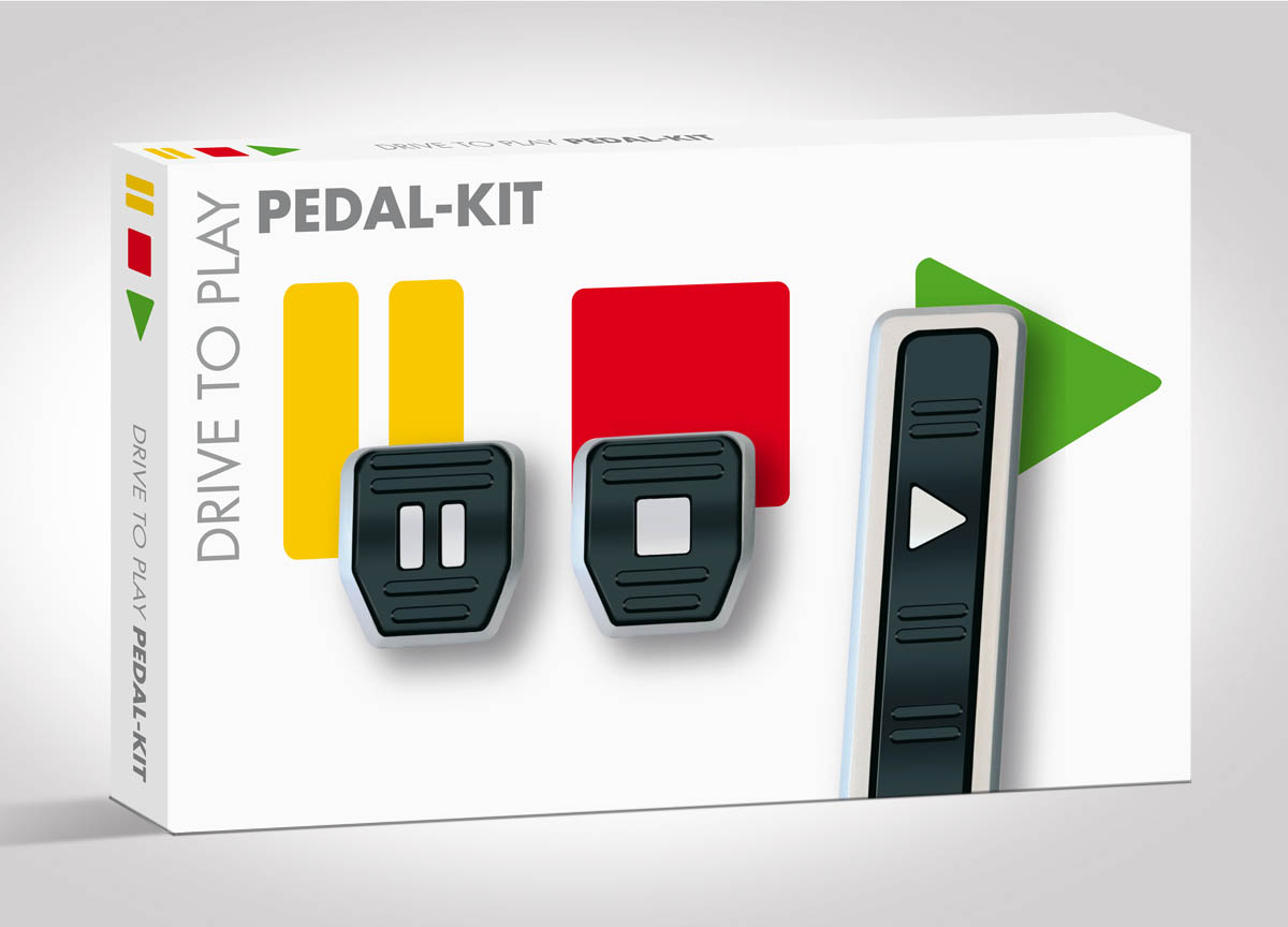 Verpackungsdesign Pedal Kit